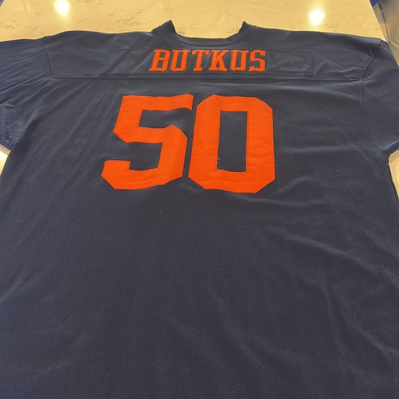 Russell Athletic Navy Dick Butkus Illinois Jersey - Picture 2 of 3